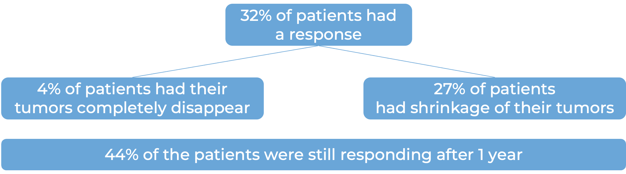 Results after treatment with Amtagvi (diagram)