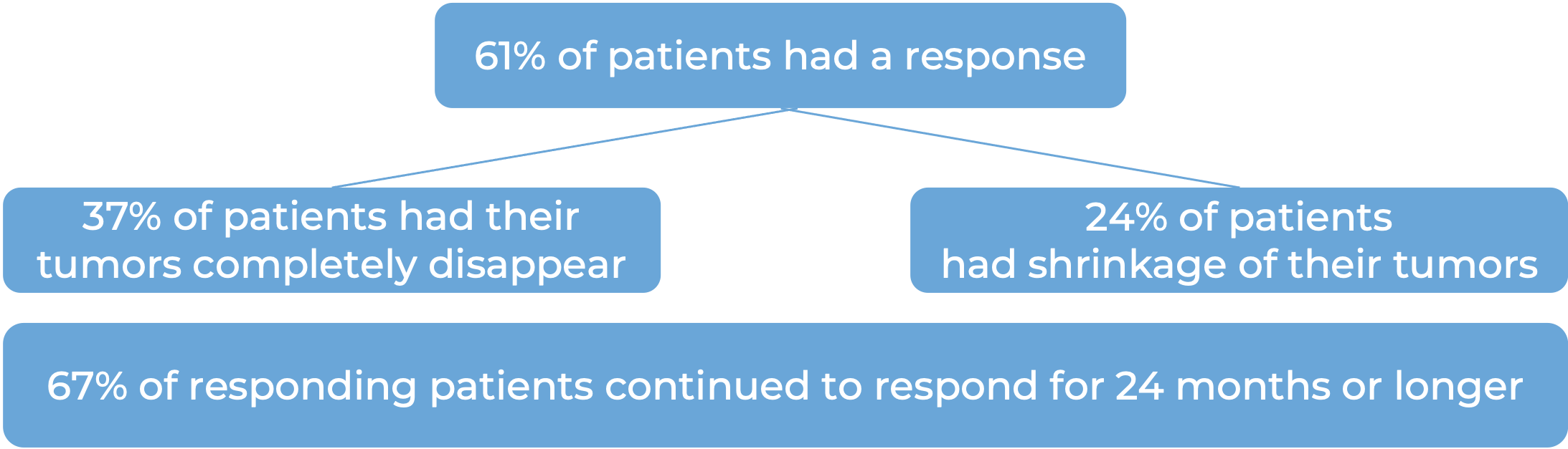 Results after treatment with Elrexfio (diagram)