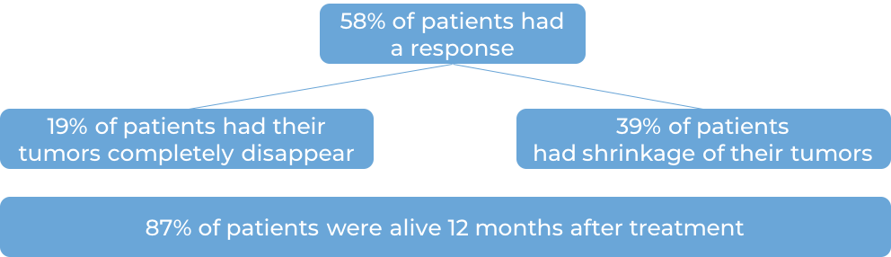 Results after Keytruda (diagram)