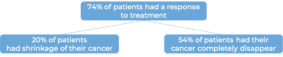 Prognosis after treatment with Yescarta (diagram)